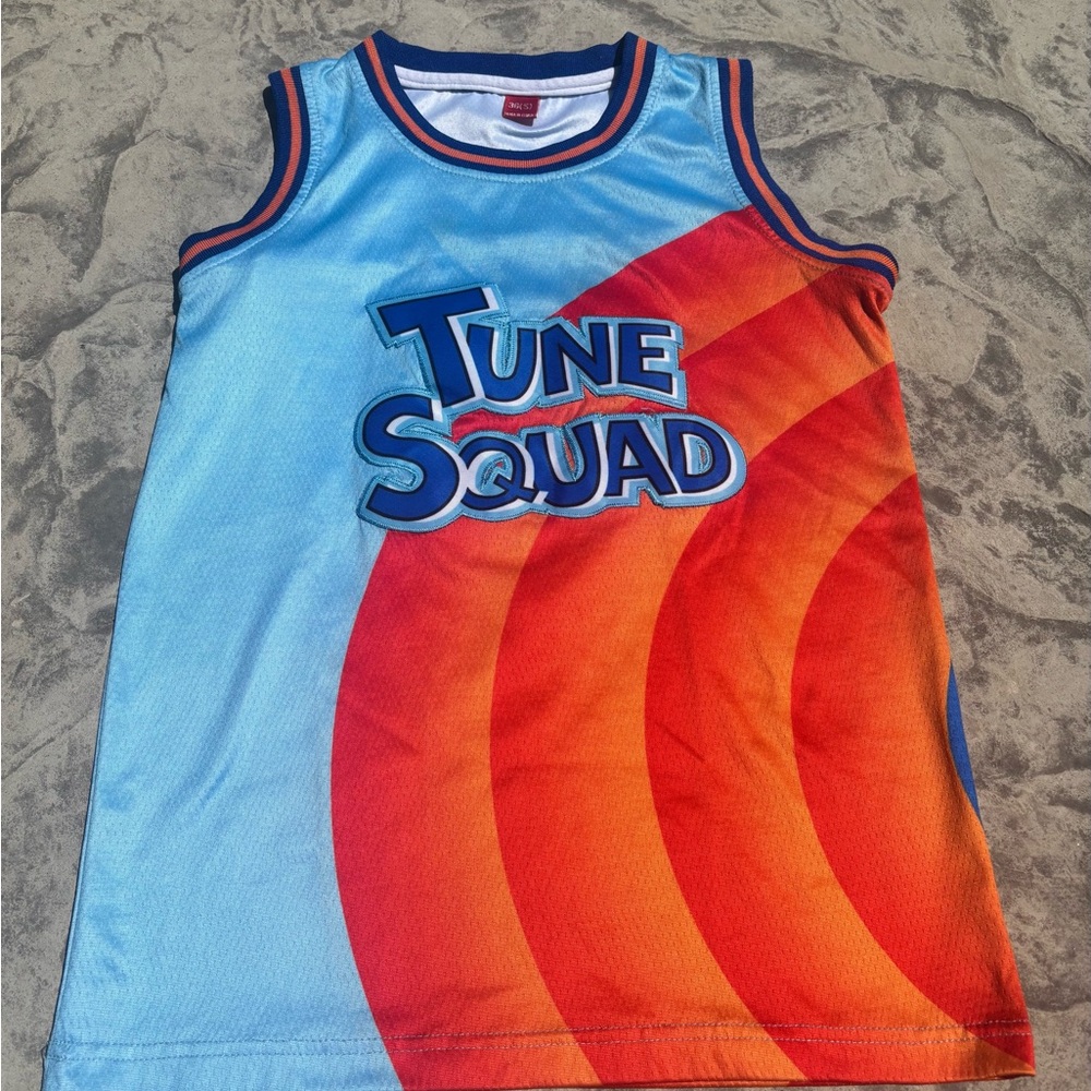 Kids Sleeveless Shirt - Blue and Orange